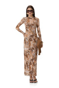 Paola Dress - Ember Swirl Shell