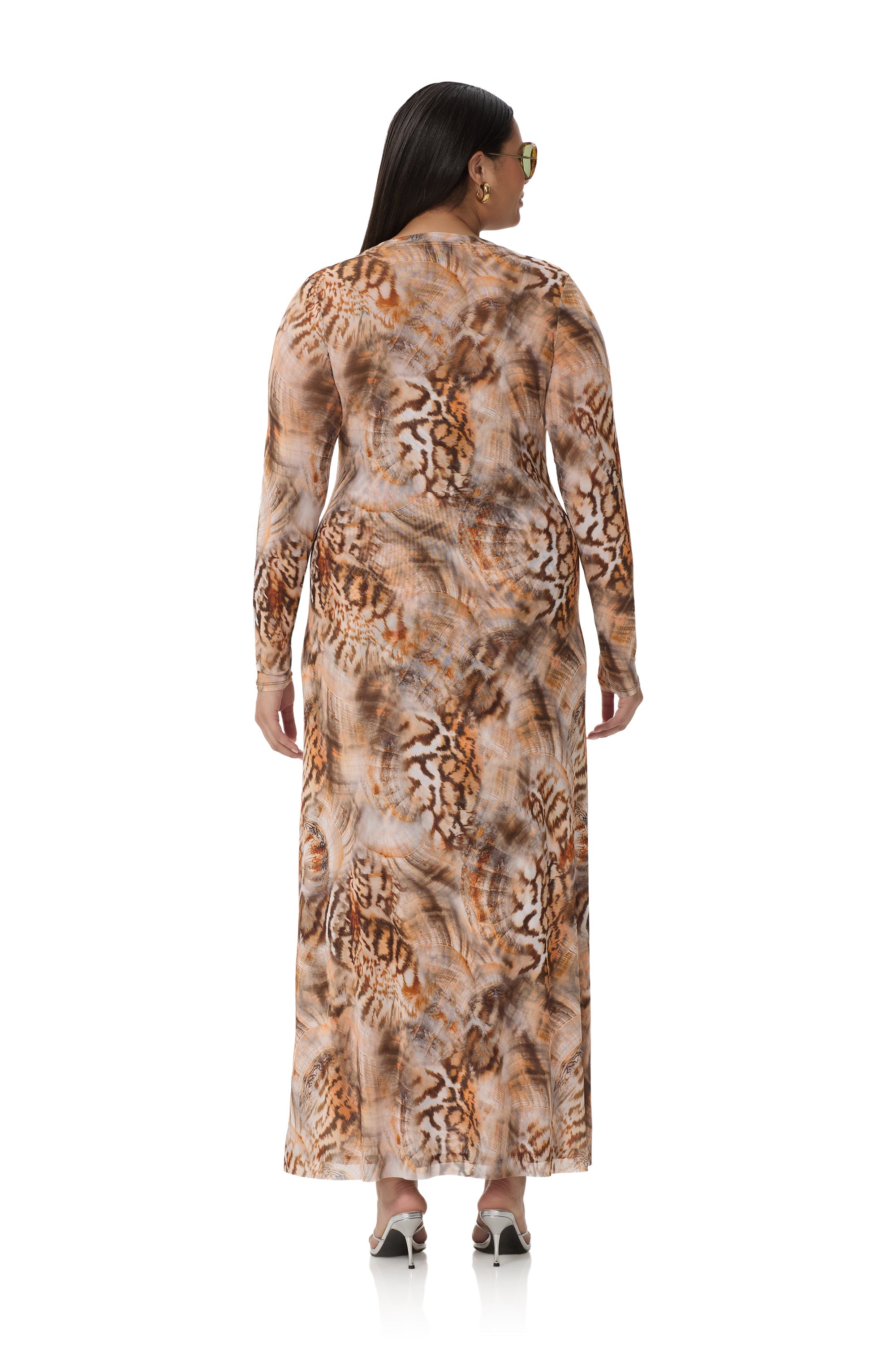 Paola Dress - Ember Swirl Shell