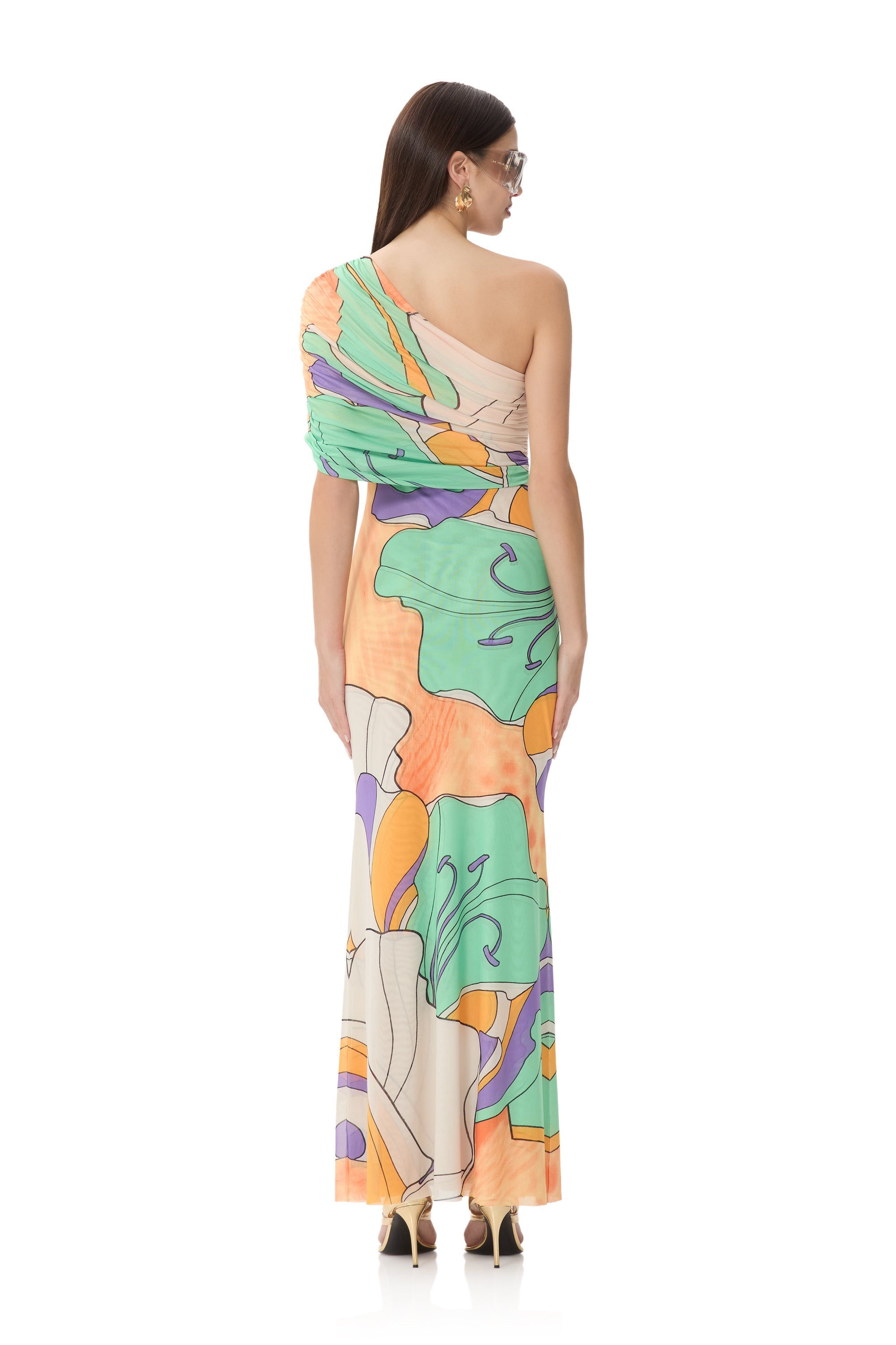 Mirabel Dress - Scarf Floral