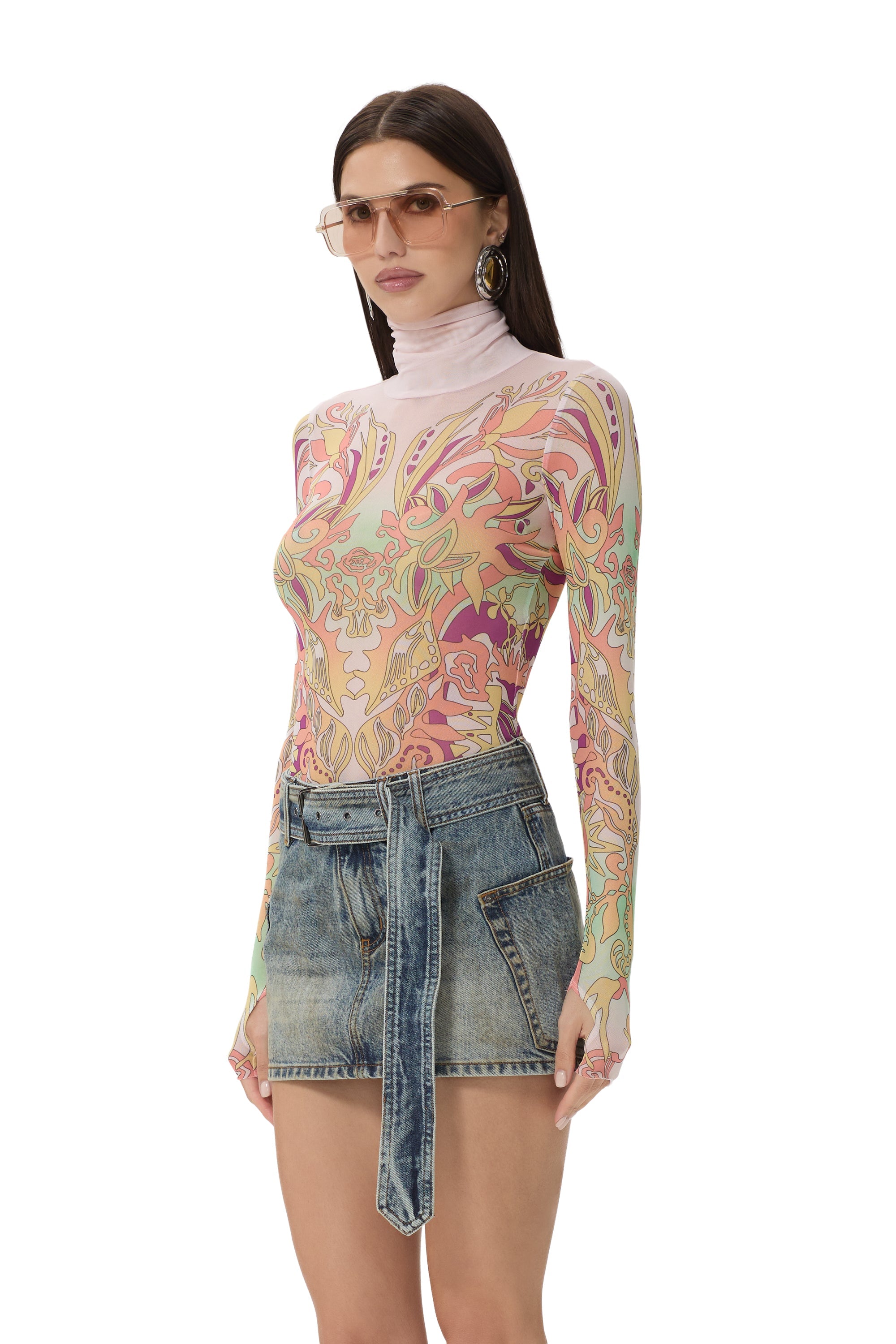 Zadie Top - Vintage Swirl