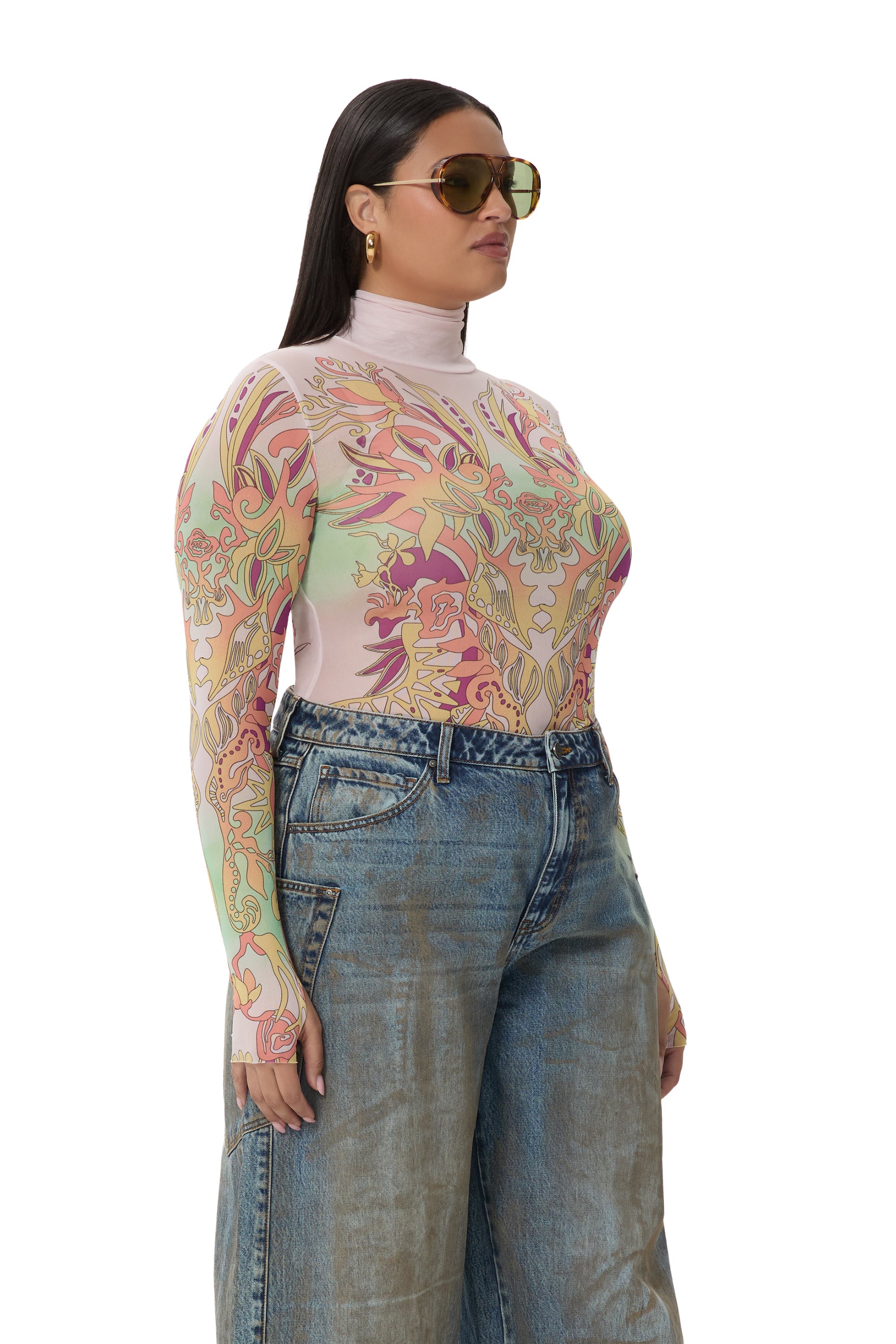 Zadie Top - Vintage Swirl