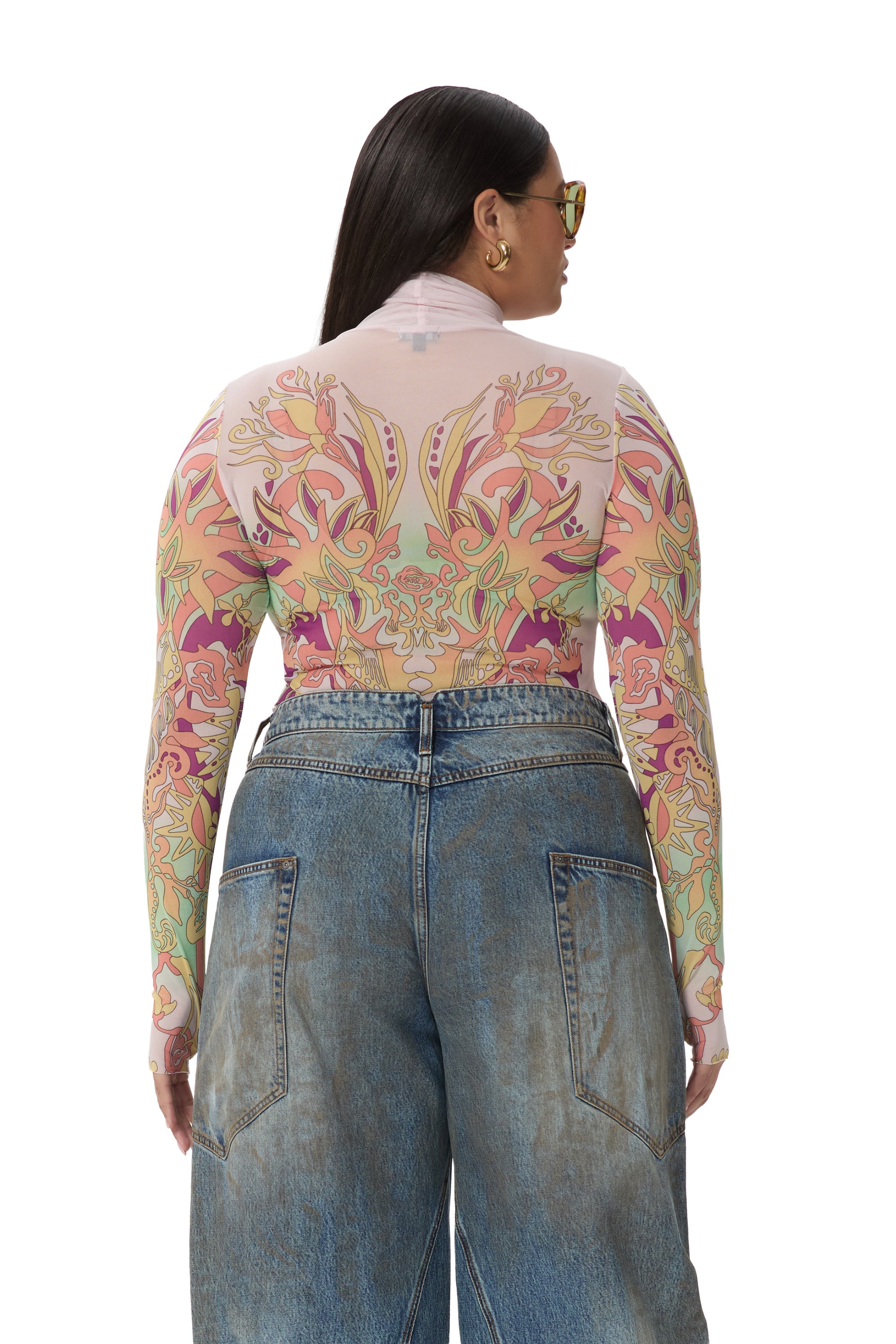 Zadie Top - Vintage Swirl