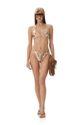Mykonos Grommet Bikini Top - Ember Swirl Shell
