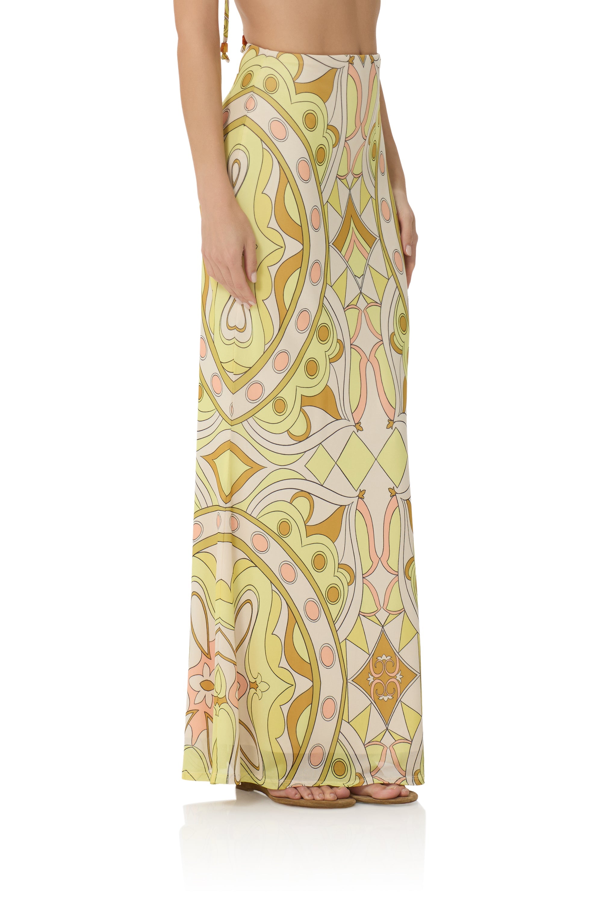 Tegan Skirt - Geo Scarf