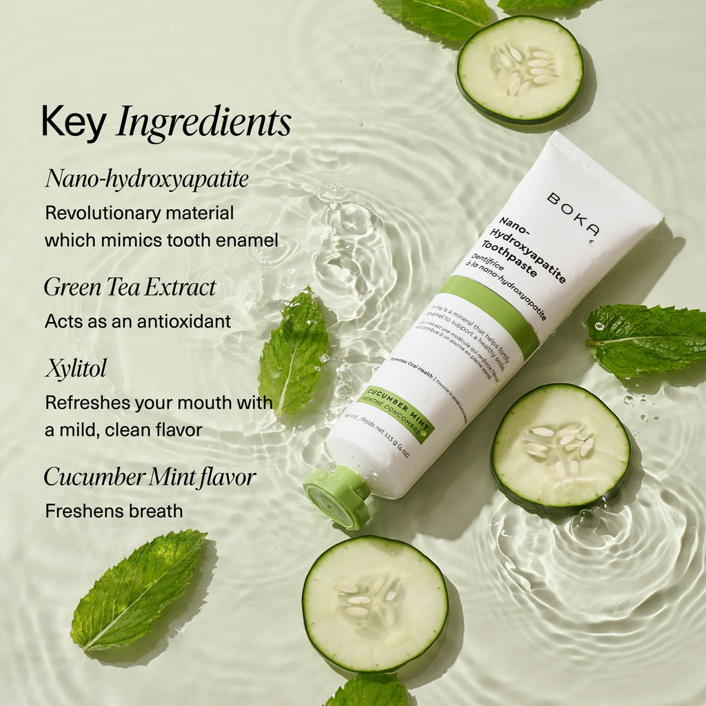 Cucumber Mint Nano-hydroxyapatite Toothpaste