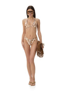Rio Grommet Bikini Bottom - Ember Swirl Shell