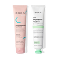 N-Ha Toothpaste 2-Pack: kids watermelon mint & ela mint with nano-hydroxyapatite for enamel care.